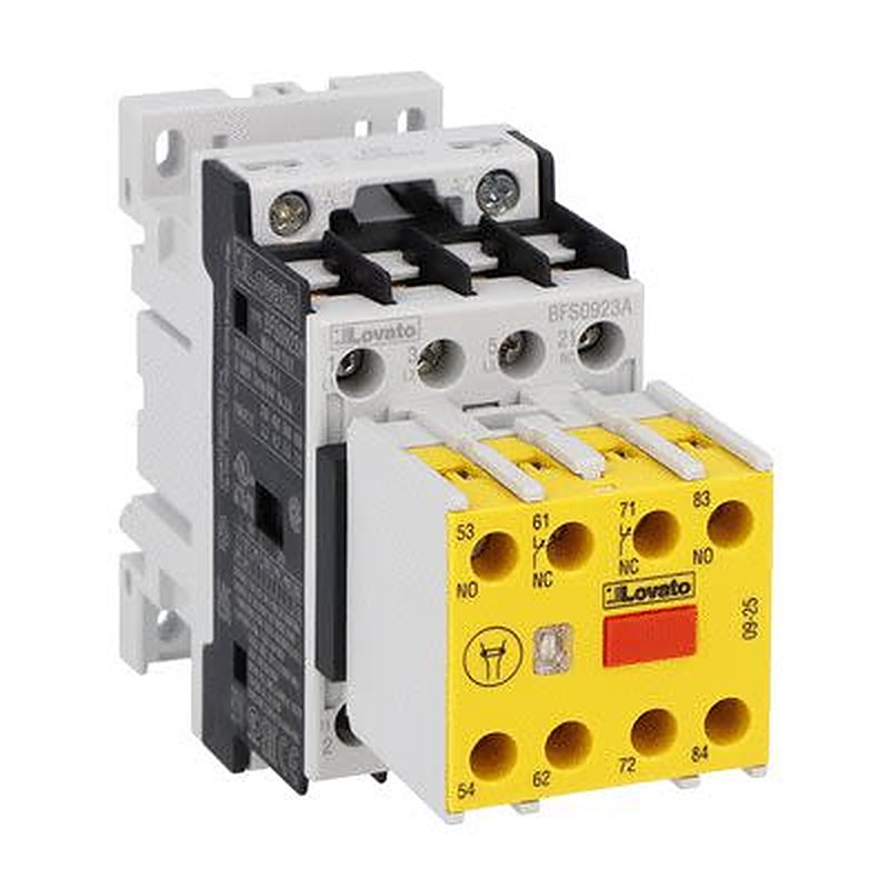 Lovato BFS12 Contactor, 110V Coil, 3-Pole, 12 A, 5.7 kW, 2 NO/3 NC, 690V