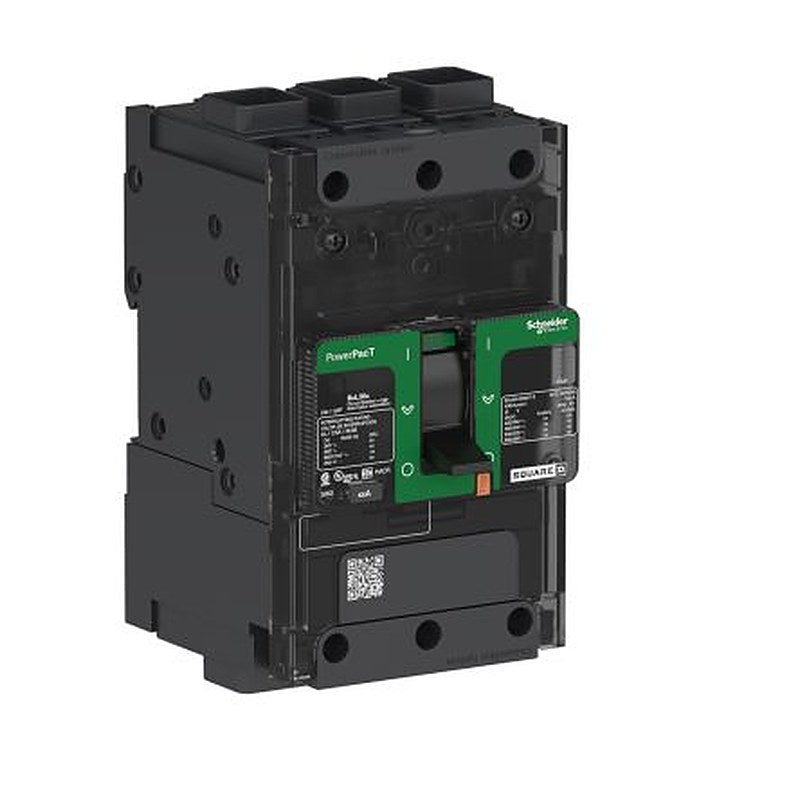 Schneider Electric PowerPact B PowerPact Circuit Breaker - 3-Pole, 15A Current Rating, 240V ac, 125 V dc