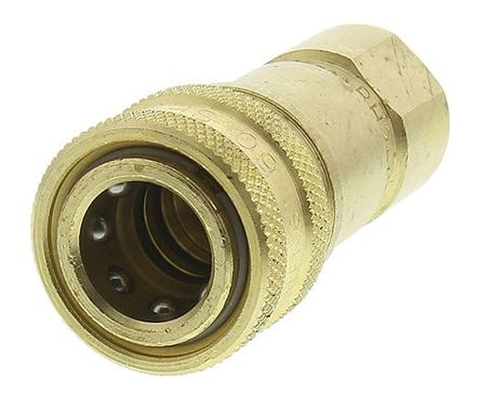 Parker Brass Hydraulic Quick Connect Coupling Female G 1 in, 105 bar