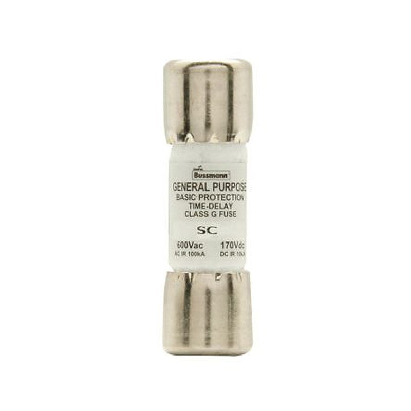 Eaton 15A Time Delay Cartridge Fuse, 0.41 x 0.41 in