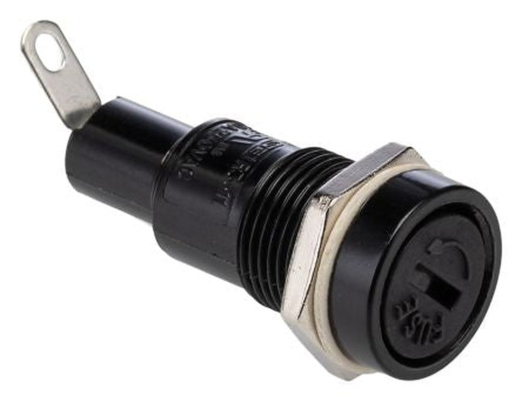 Eaton 10A Panel Mount Fuse Holder for 5 x 20 mm, 250V ac