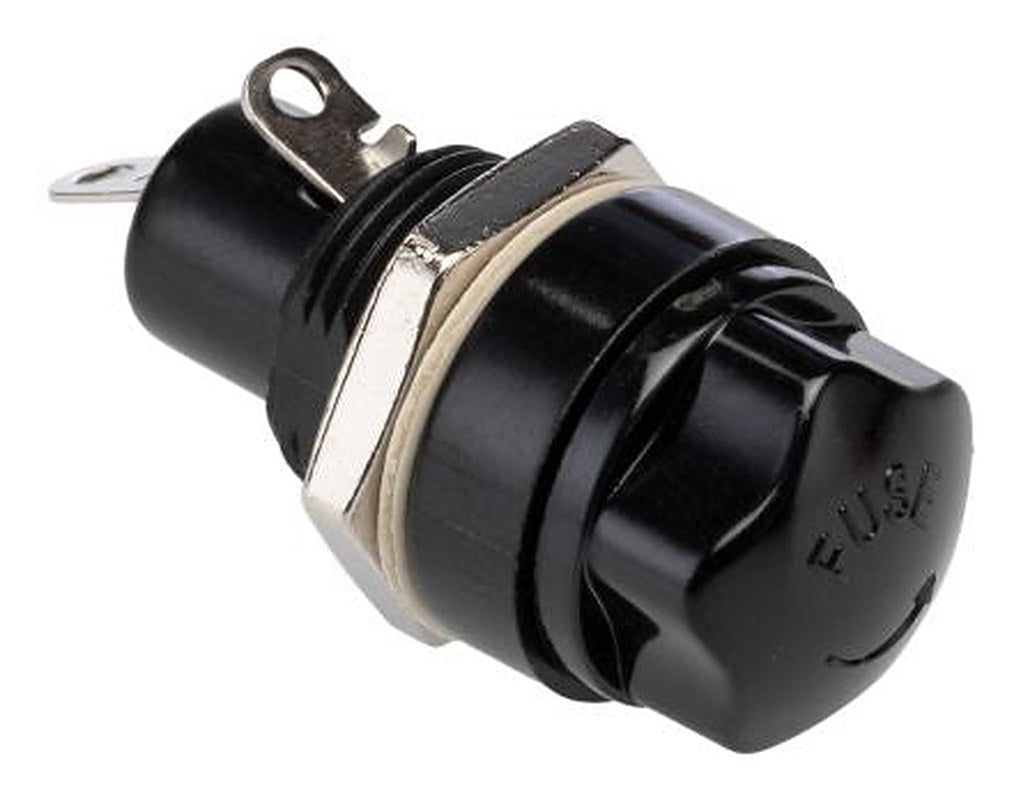 Eaton 10A Panel Mount Fuse Holder for 5 x 20 mm, 250V ac