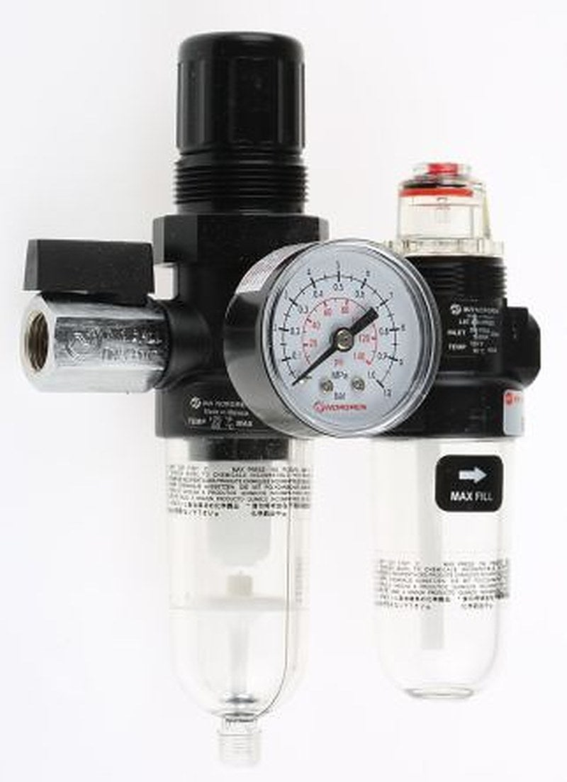 Norgren G 1/4 FRL, Automatic Drain, 40 μm Filtration Size