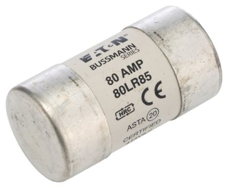 Eaton 80A Ceramic Cartridge Fuse, 30 x 57 mm