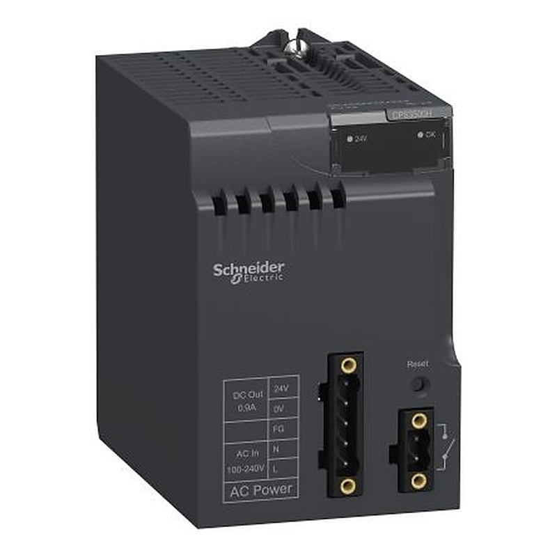 Schneider Electric Modicon X80 Power Supply DIN Rail Power Supply 240V ac AC/DC Input 31.2 W