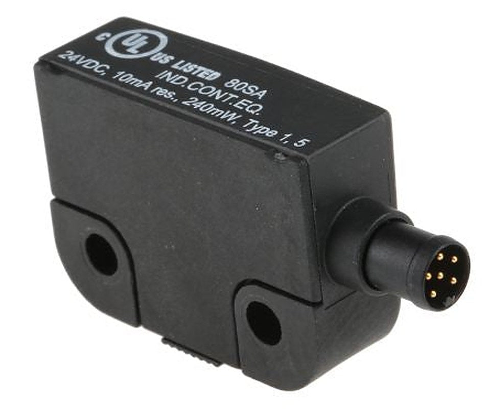 Schmersal BNS260 Series Magnetic Non-Contact Safety Switch, Plastic Housing, 75V dc, NO, NC, M8