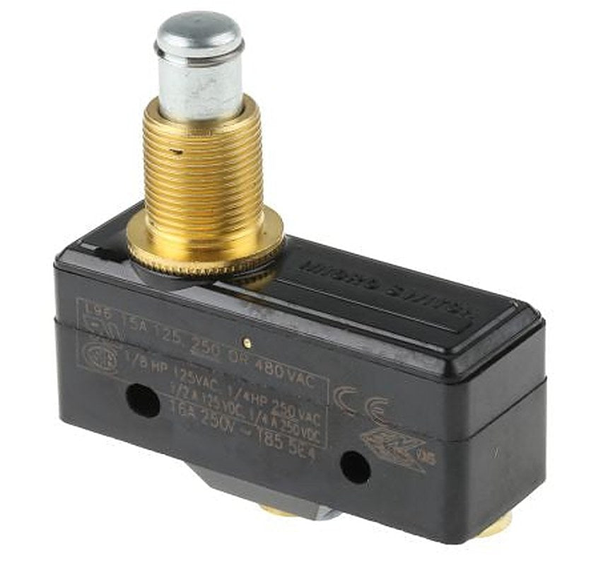 Honeywell Plunger Micro Switch, Screw Terminal, 15A, 125 V ac, SPDT, IP65