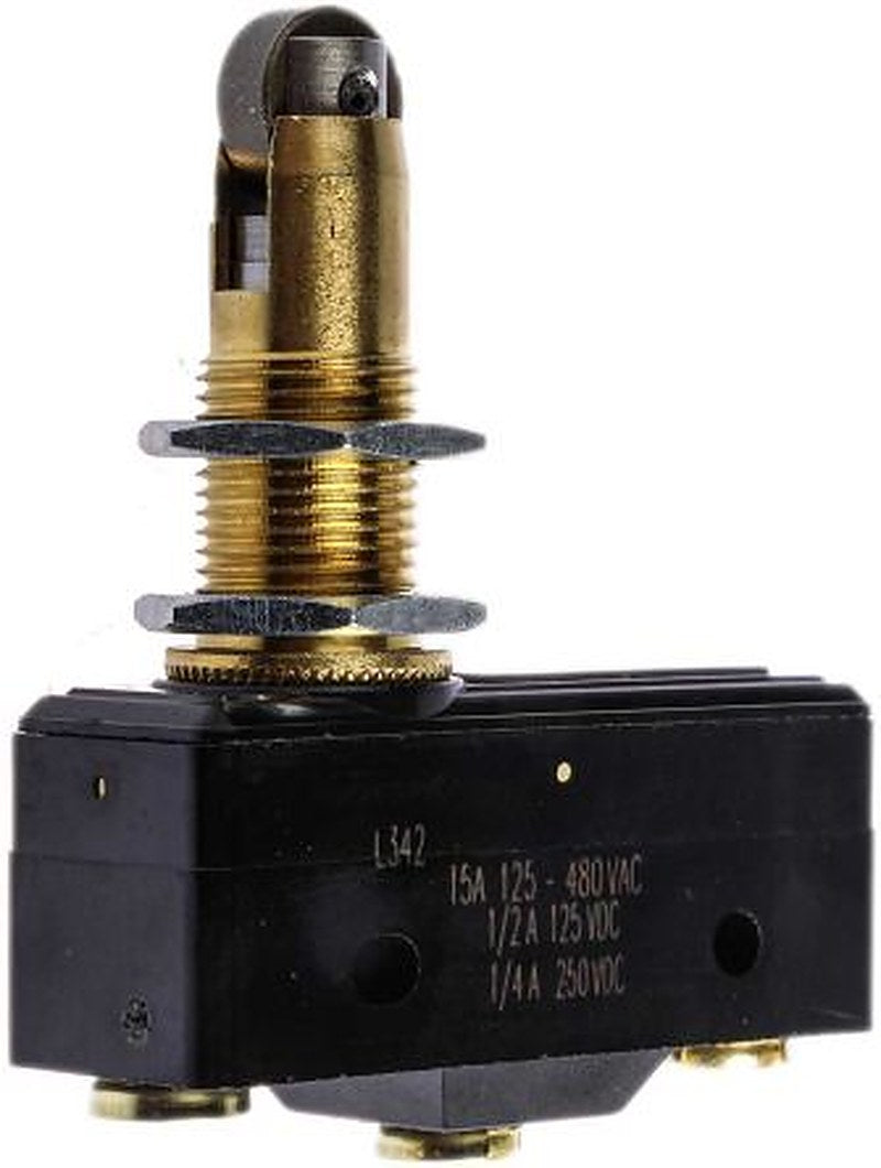 Honeywell Roller Plunger Micro Switch, Screw Terminal, 15 A, 250 V ac, SPCO