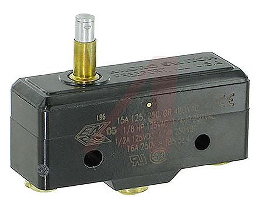 Honeywell Pin Plunger Micro Switch, Screw Terminal, 15A, 125 V ac, 125 V dc, SPDT, IP64