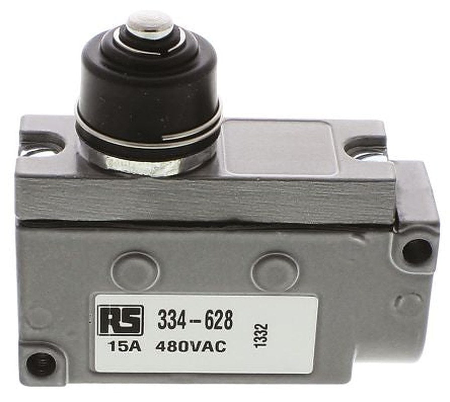 Honeywell BZE7 Series Pin Plunger Limit Switch, SPDT, IP50, IP65, Electrostatic Epoxy Coated Aluminium Housing, 480V ac,