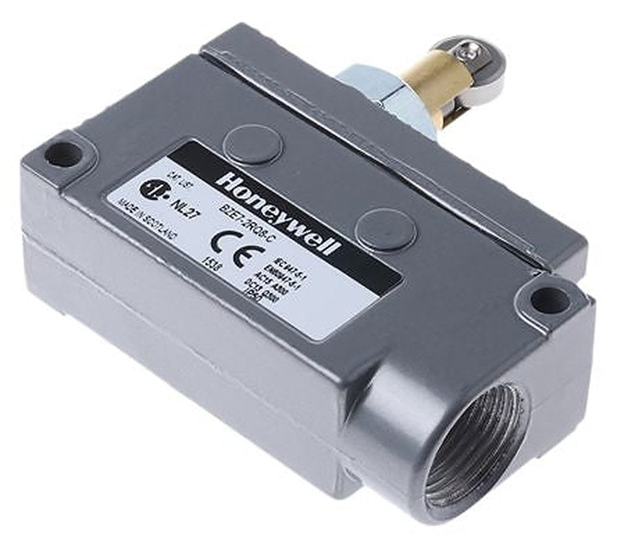 Honeywell E7 Series Roller Lever Limit Switch, SPDT, IP50, Die Cast Zinc Housing, 480V ac, 15A