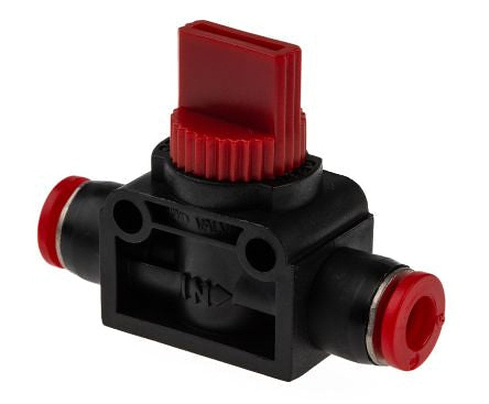 Norgren Manual Pneumatic Manual Control Valve Pneufit C Series, Push-in Push In 6 mm, III B