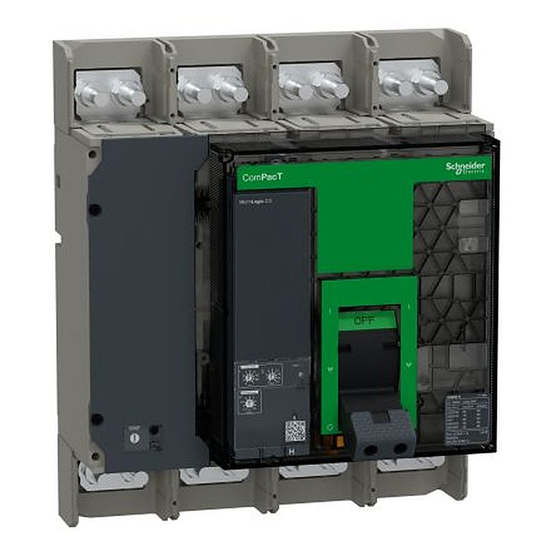 Schneider Electric, ComPact, C08 MCCB 4-Pole 800A, Breaking Capacity 70 kA, Fixed