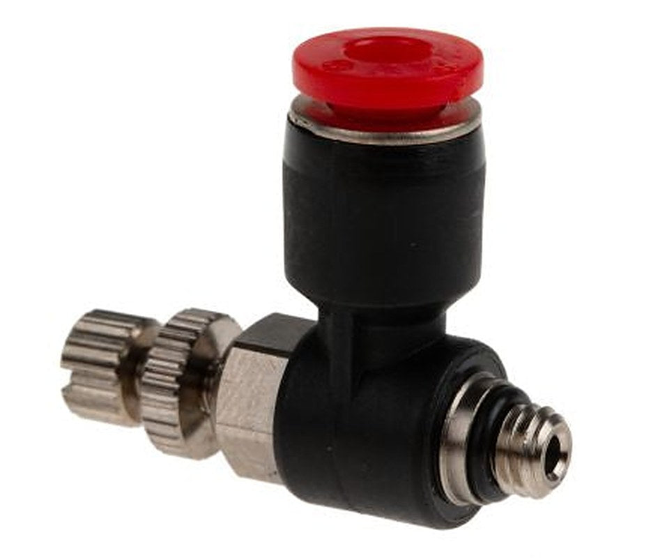 Norgren Pneufit C Series Banjo In-line Regulator, Inlet Male, Threaded Metric 6 mm, Outlet Female Tube 6 mm