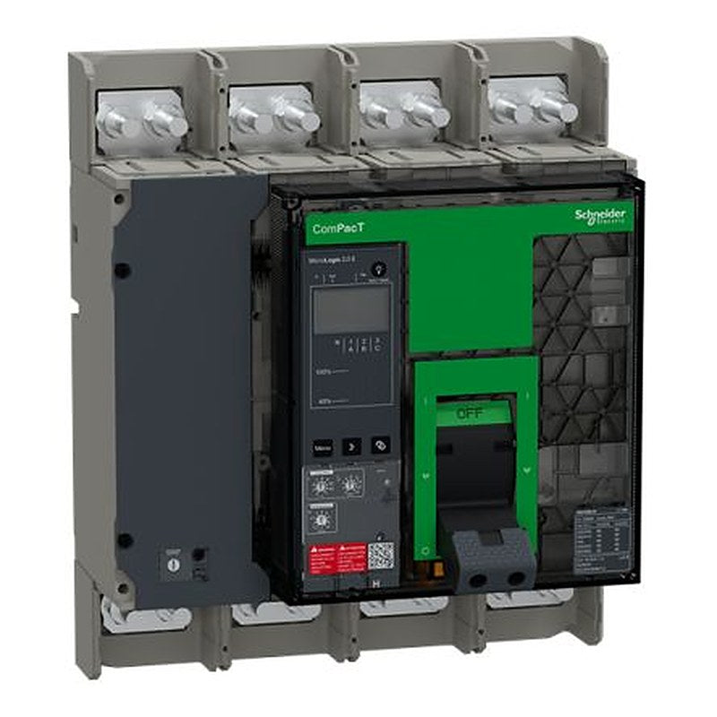 Schneider Electric, ComPact, ComPacT NS Molded Case Circuit Breaker 4-Pole 1kA, Breaking Capacity 31 kA, Fixed