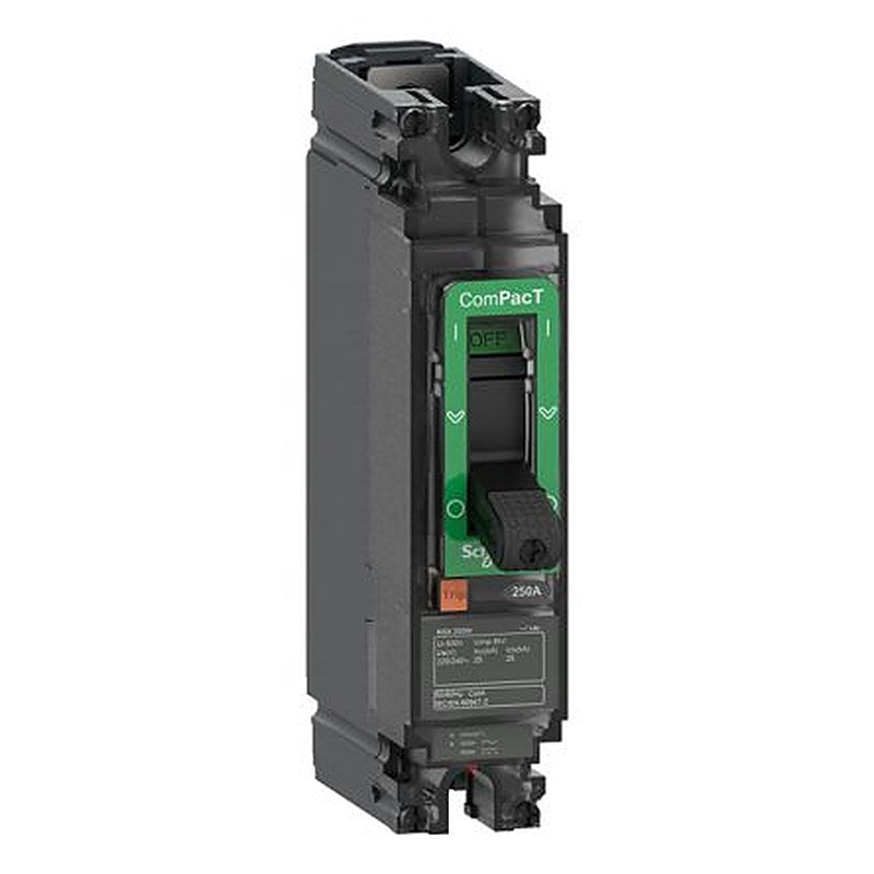 Schneider Electric, ComPact, ComPacT NSX Molded Case Circuit Breaker 1-Pole 20A, Breaking Capacity 18 kA, Fixed