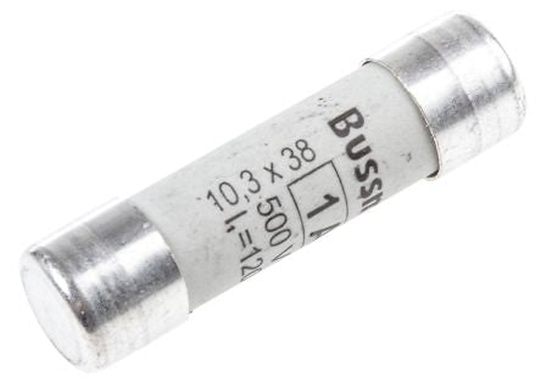 Eaton 1A Ceramic Cartridge Fuse, 10 x 38 mm