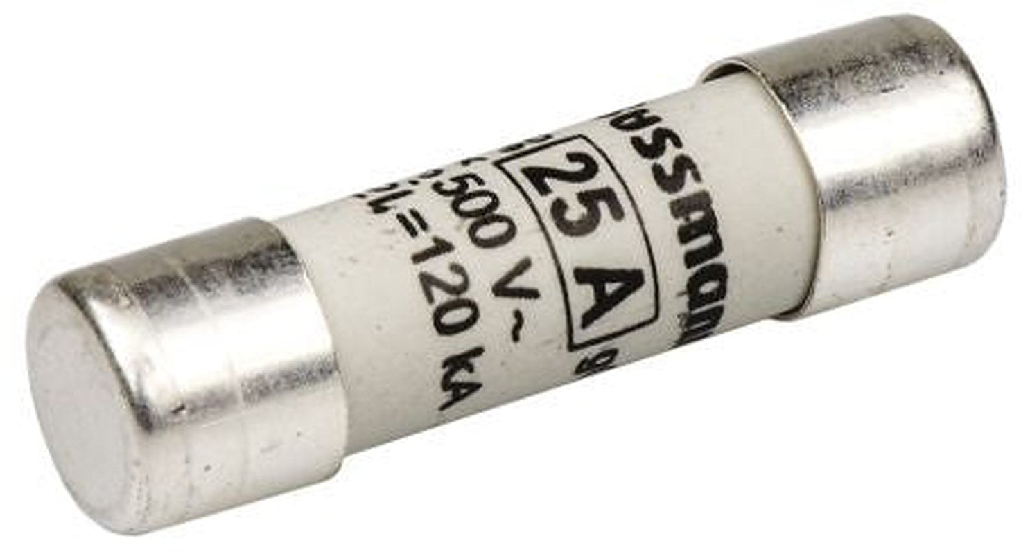 Eaton 25A 5 ST Ceramic Cartridge Fuse, 10 x 38 mm