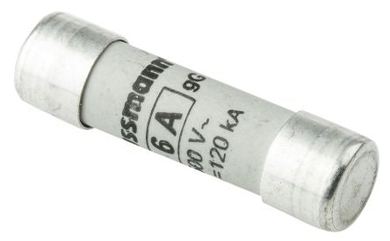 Eaton 6A Ceramic Cartridge Fuse, 10 x 38 mm