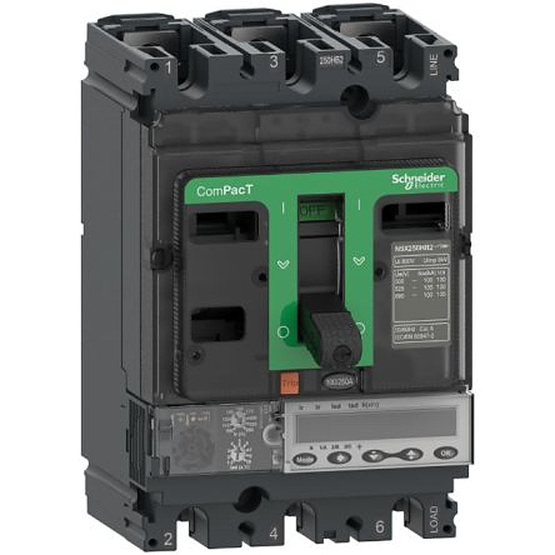 Schneider Electric, ComPact, ComPacT NSX Molded Case Circuit Breaker 3-Pole 40A, Breaking Capacity 100 kA