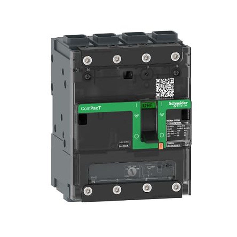 Schneider Electric, ComPact, ComPacT NSXm Molded Case Circuit Breaker 4-Pole 32A, Breaking Capacity 50 kA