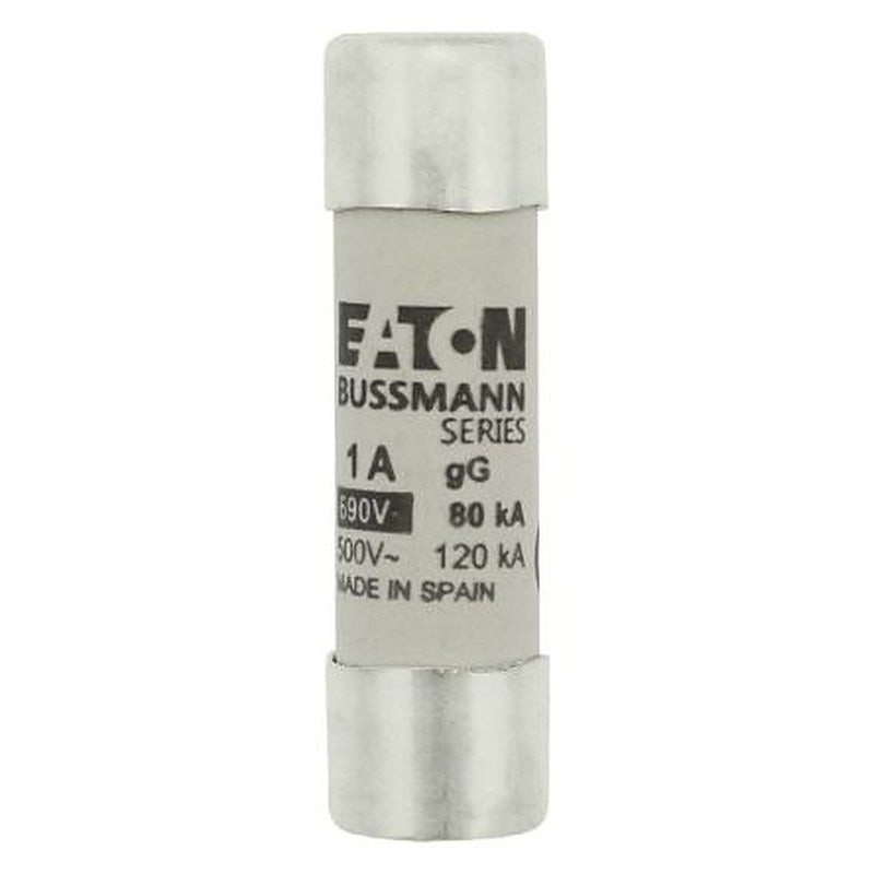 Eaton 1A Ceramic Cartridge Fuse, 14 x 51 mm