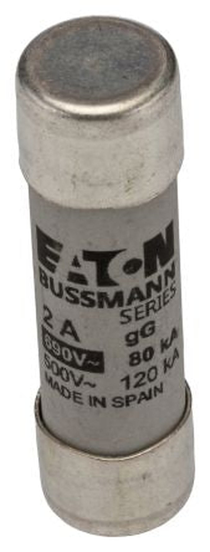 Eaton 2A Ceramic Cartridge Fuse, 14 x 51 mm