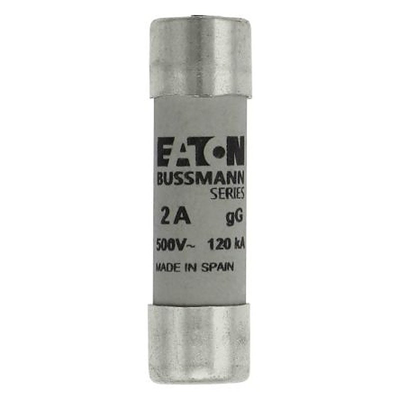 Eaton 2A Cartridge Fuse, 14 x 51 mm