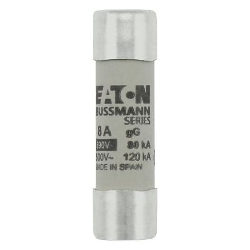 Eaton 8A Ceramic Cartridge Fuse, 14 x 51 mm