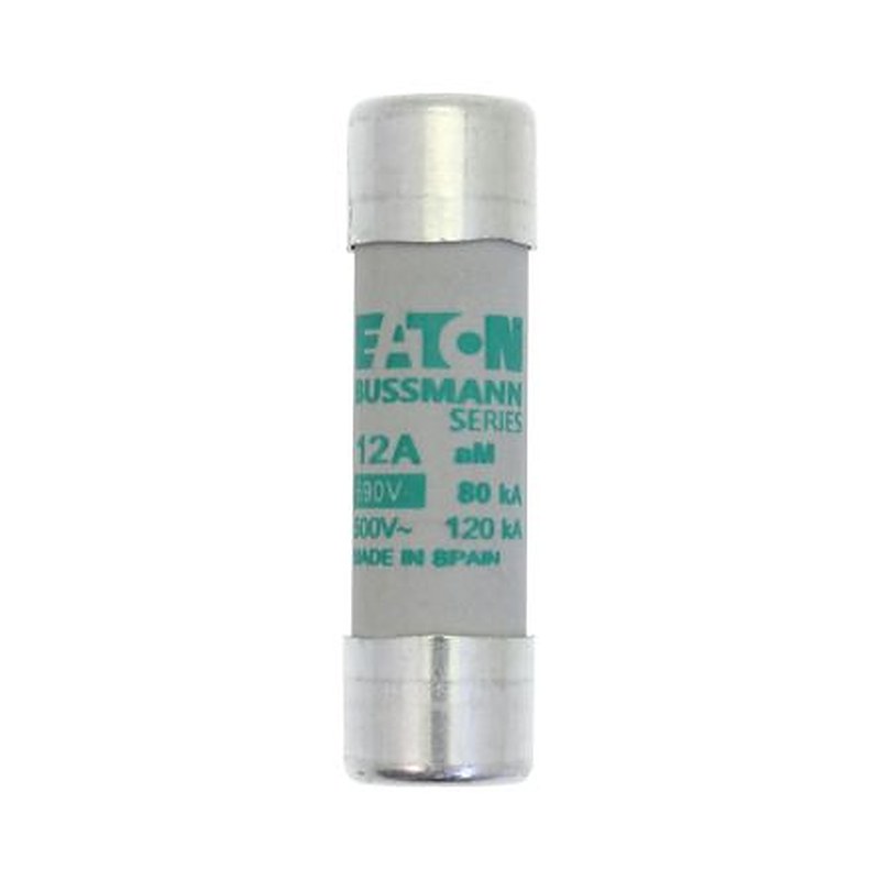 Eaton 12A Ceramic Cartridge Fuse, 14 x 51 mm