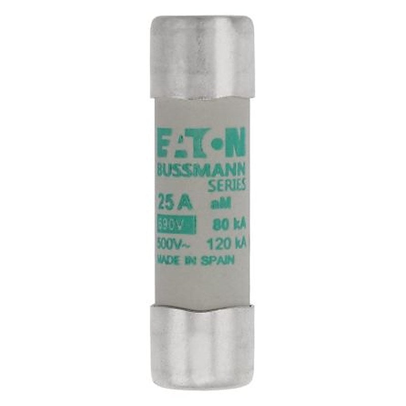 Eaton 25A AM Ceramic Cartridge Fuse, 14 x 51 mm