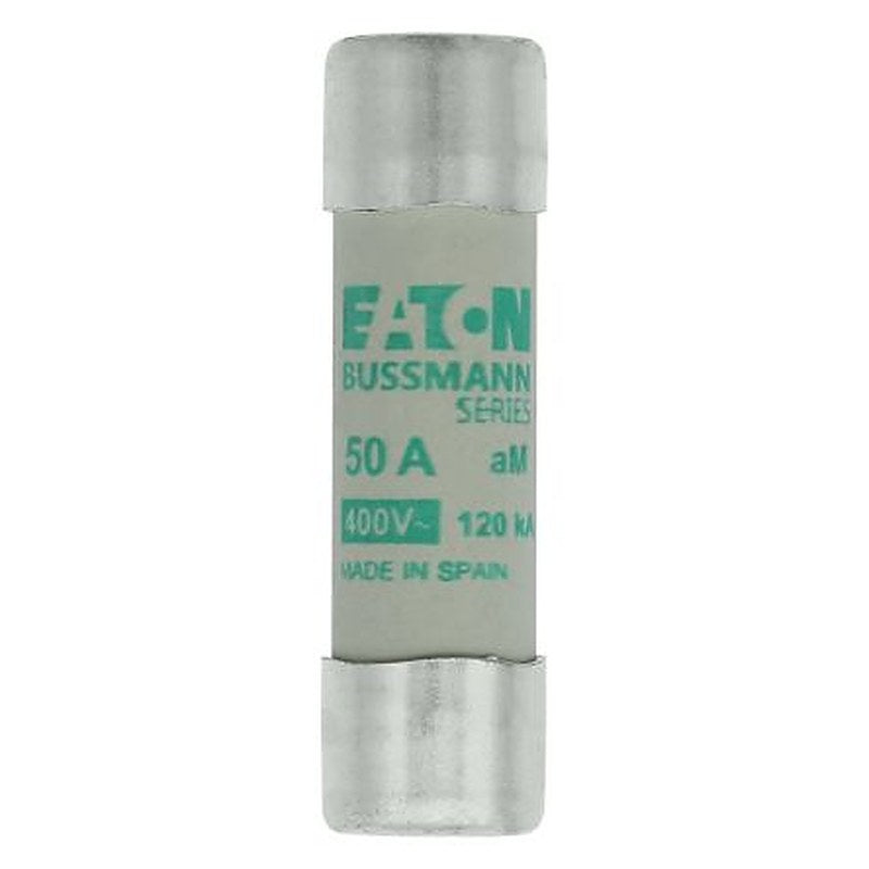 Eaton 50A AM Ceramic Cartridge Fuse, 14 x 51 mm