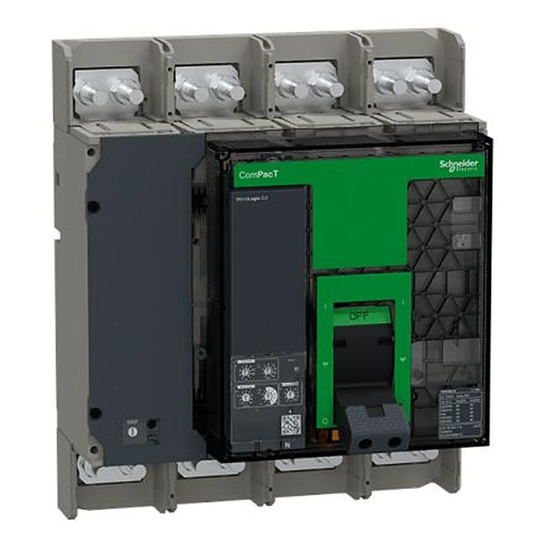 Schneider Electric, ComPact, ComPacT NS Molded Case Circuit Breaker 4-Pole 1.6kA, Breaking Capacity 42 kA, Fixed