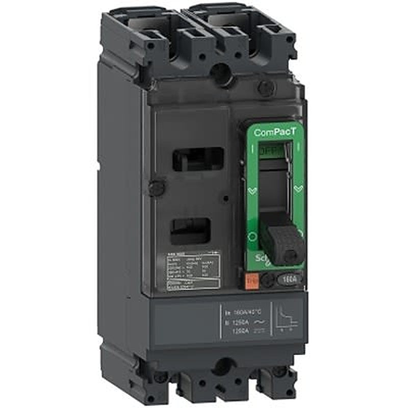 Schneider Electric ComPact ComPacT NSX Electronic Circuit Breaker 125A 690 V ac, 500V dc, 2 channels, Fixed
