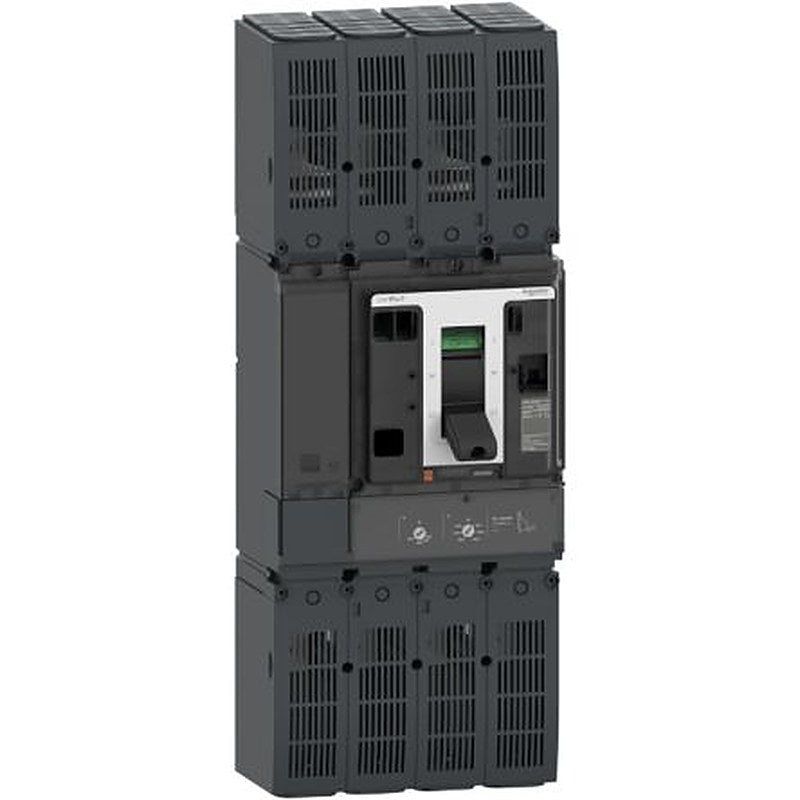 Schneider Electric, ComPact New Generation, NSX1200NDC Molded Case Circuit Breaker 2-Pole 1000A, Breaking Capacity 50 kA