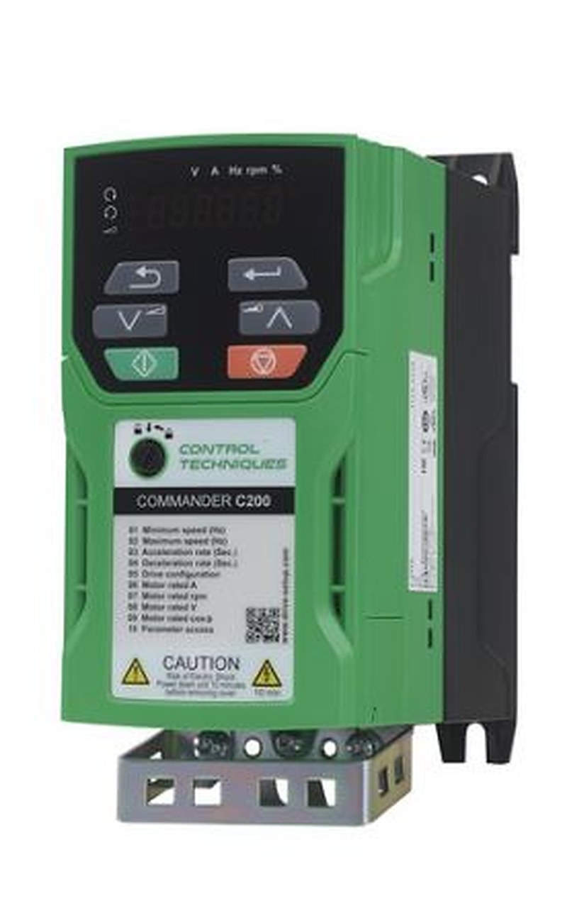 Control Techniques Inverter Drive, 0.75 kW, 3 Phase, C200 Series 240V ac 4.2 A