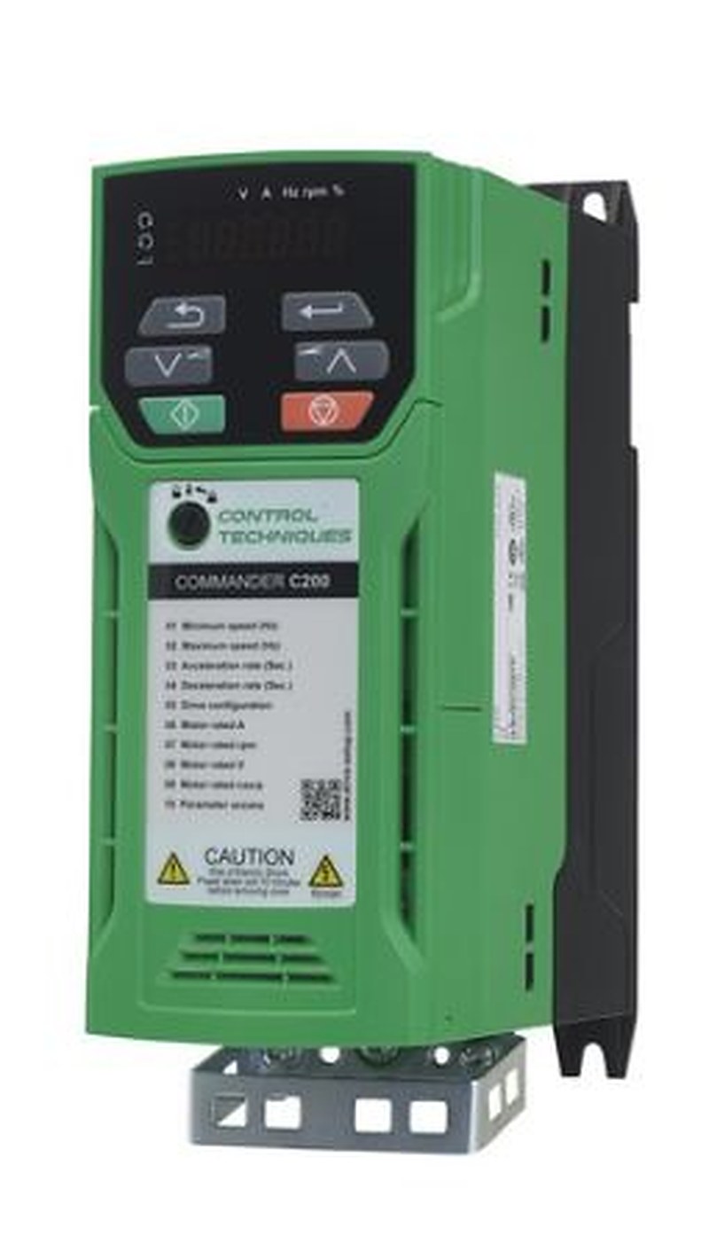Control Techniques Inverter Drive, 2.2 kW, 3 Phase, C200 Series 480V 5.6 A