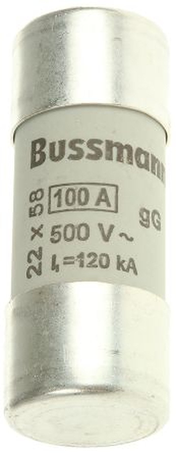 Eaton 100A Ceramic Cartridge Fuse, 22 x 58 mm