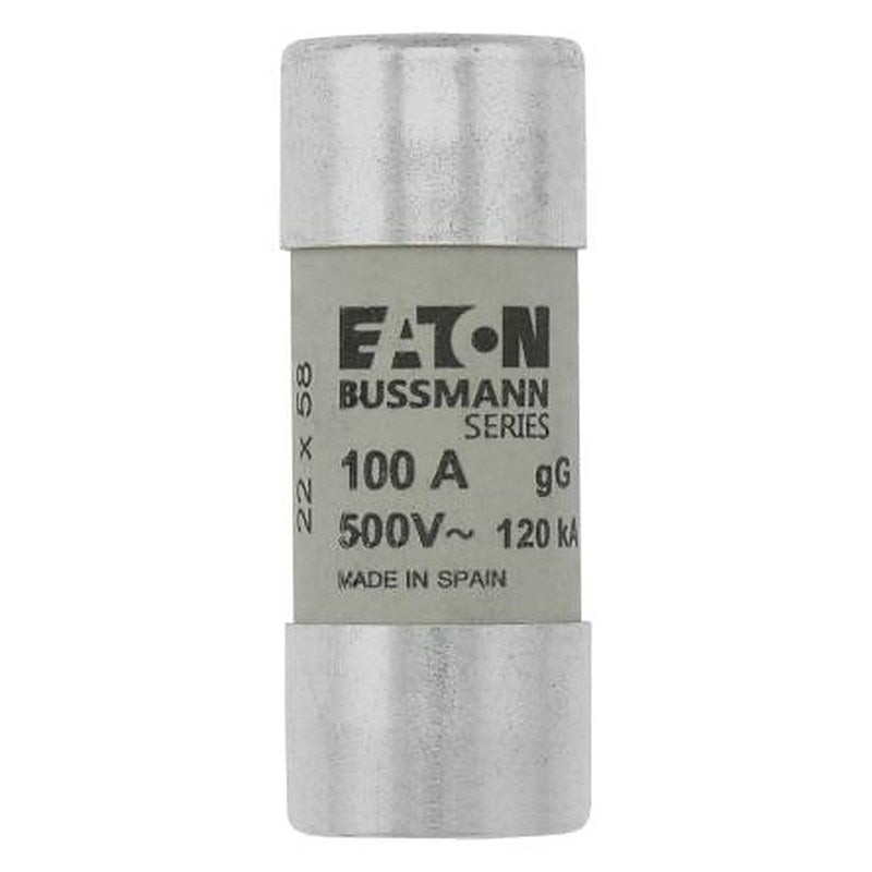 Eaton 100A Cartridge Fuse, 22 x 58 mm