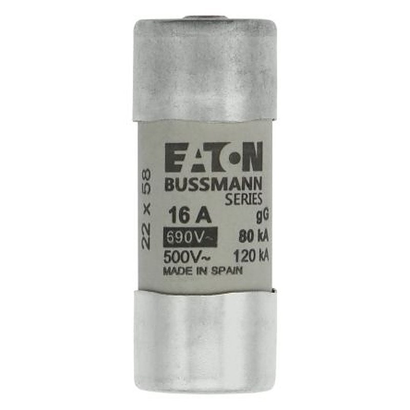 Eaton 16A Cartridge Fuse, 22 x 58 mm