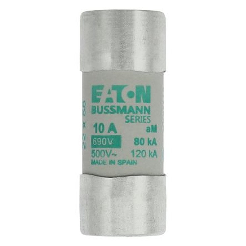 Eaton 10A AM Ceramic Cartridge Fuse, 22 x 58 mm