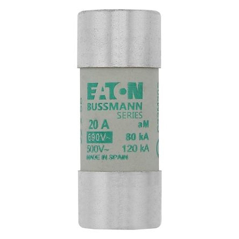 Eaton 20A Ceramic Cartridge Fuse, 22 x 58 mm
