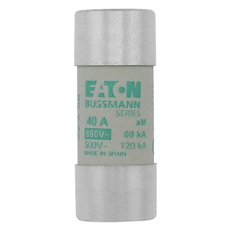 Eaton 40A Ceramic Cartridge Fuse, 22 x 58 mm