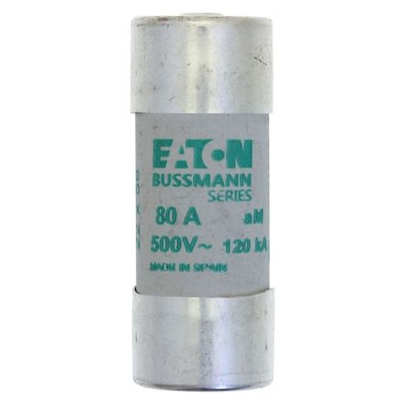 Eaton 80A Ceramic Cartridge Fuse, 22 x 58 mm