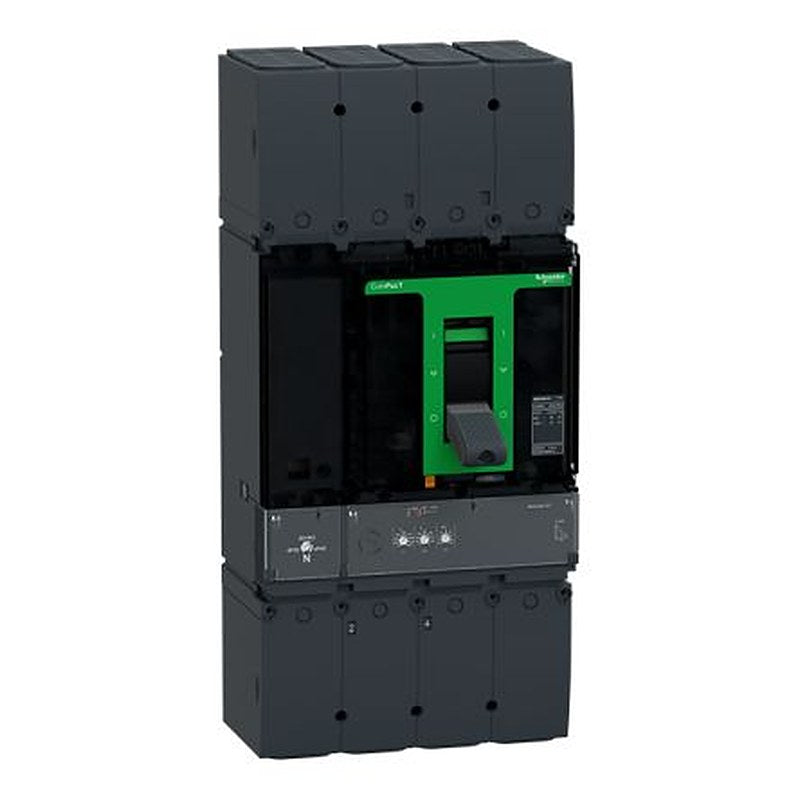 Schneider Electric, ComPact New Generation, ComPacT NSX Molded Case Circuit Breaker 4-Pole 250A, Breaking Capacity 10