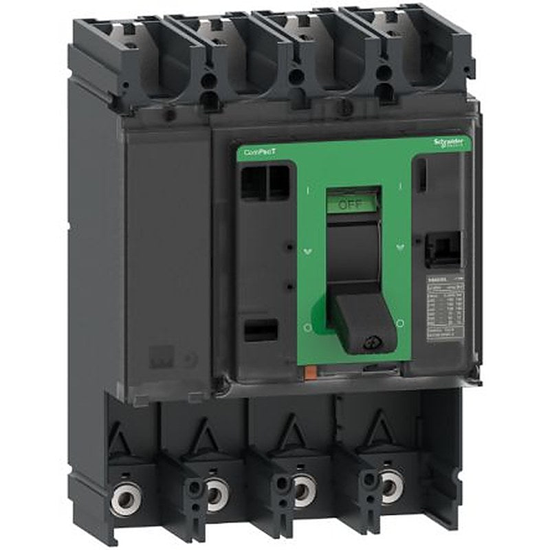 Schneider Electric, ComPact, ComPacT NSX Molded Case Circuit Breaker 4-Pole 400A, Breaking Capacity 50 kA