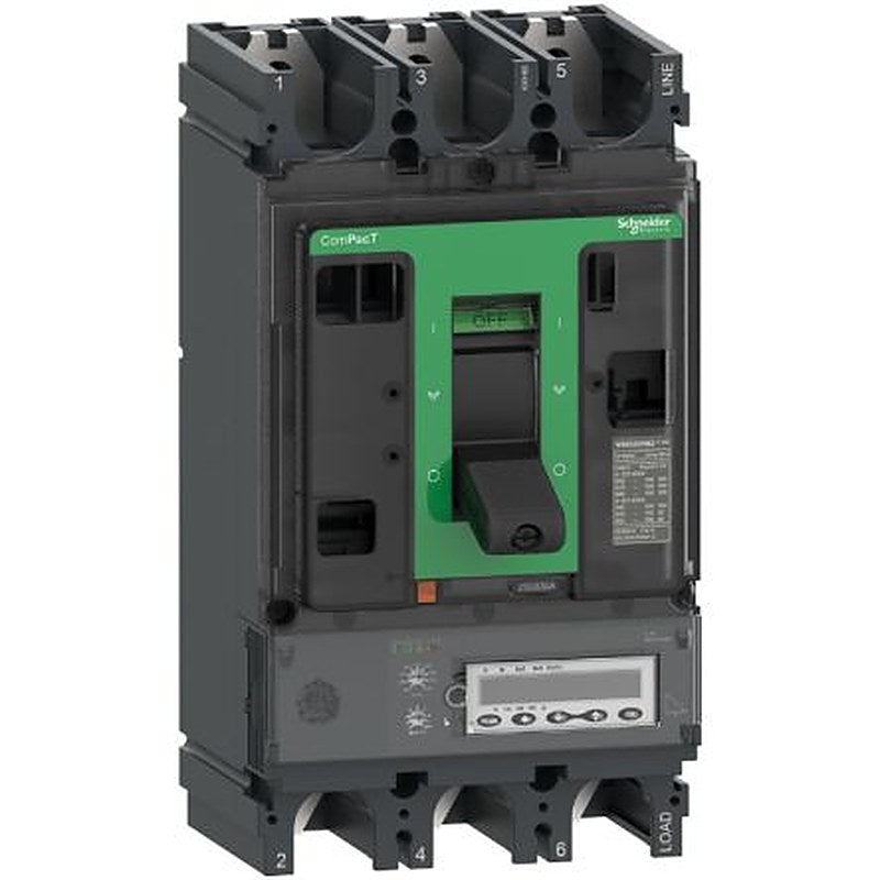 Schneider Electric, ComPact, ComPacT NSX Molded Case Circuit Breaker 3-Pole 400A, Breaking Capacity 75 kA