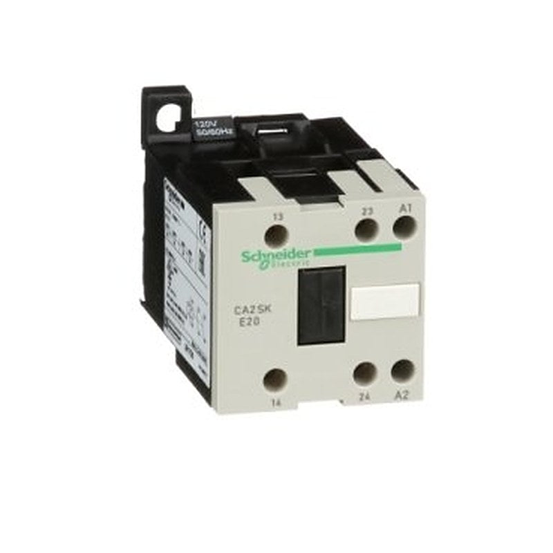 TeSys SK control relay, 2 NO, 600 V, 120 VAC 50/60 Hz coil (TeSys SK control relay 2 NO) is a Schneider Electric product. Designed for reliable performance and long service life. Available across Iraq — contact us for pricing and delivery options.