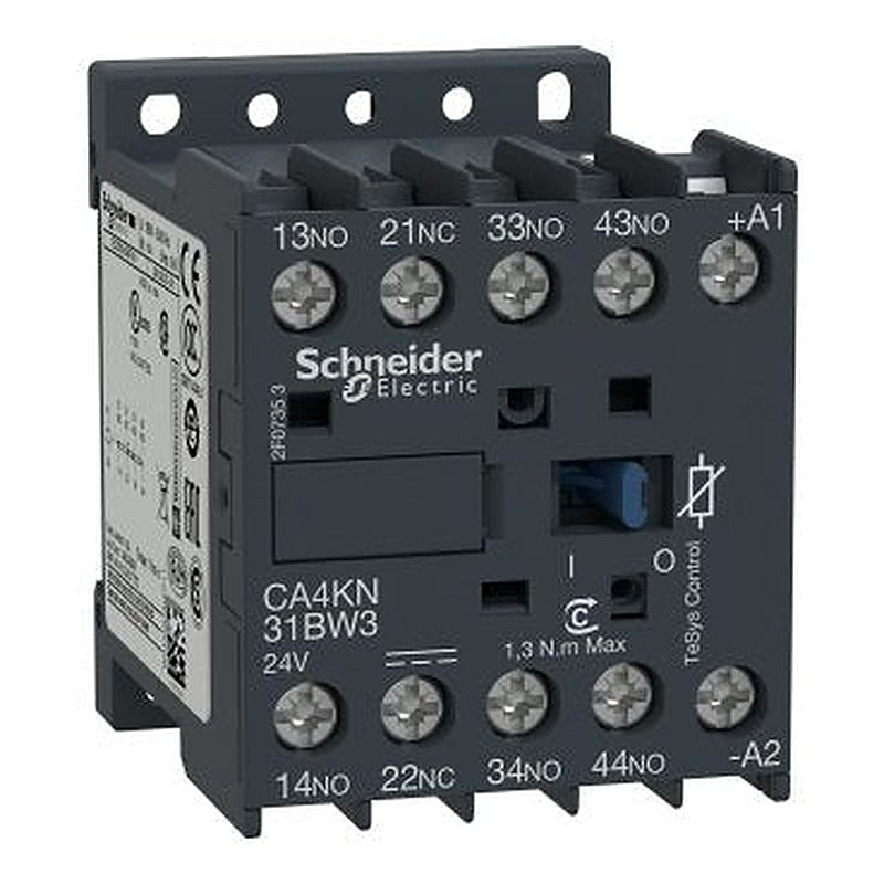 Control relay, TeSys K, 3 NO + 1 NC, lt or eq to 690V, 72VDC low consumption coil (Control relay TeSys K) is a Schneider Electric product. Designed for reliable performance and long service life. Available across Iraq — contact us for pricing and delivery options.