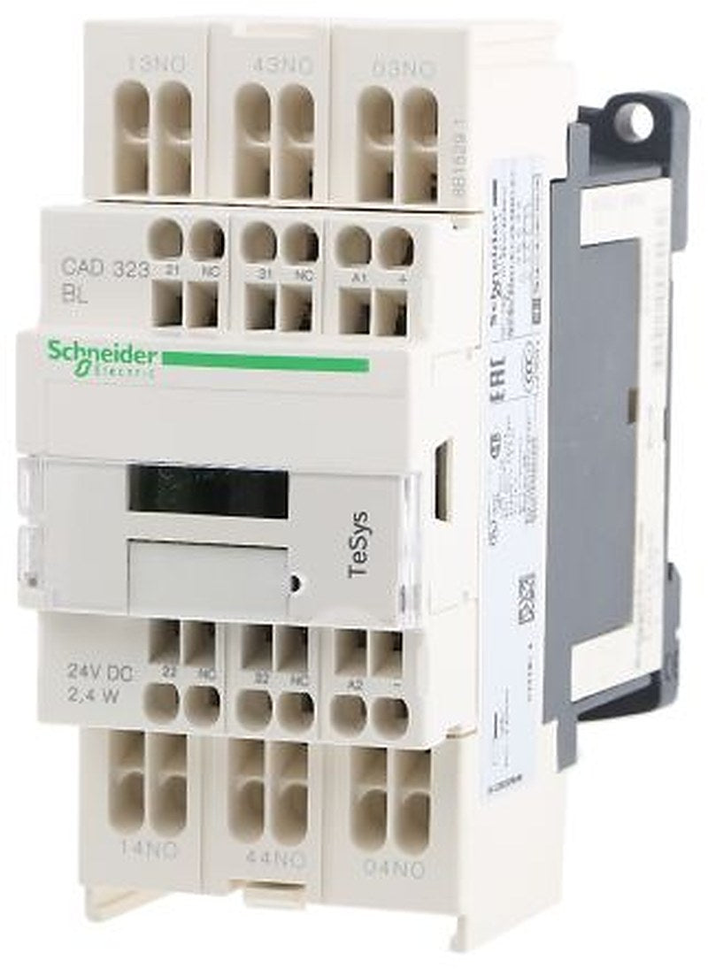 Schneider Electric TeSyS CA Contactor, 24V dc Coil, 5-Pole, 10 A 24V dc, 3 NO/2 NC, 690V ac